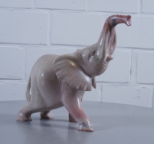 Speckstein elefant - speckstein,