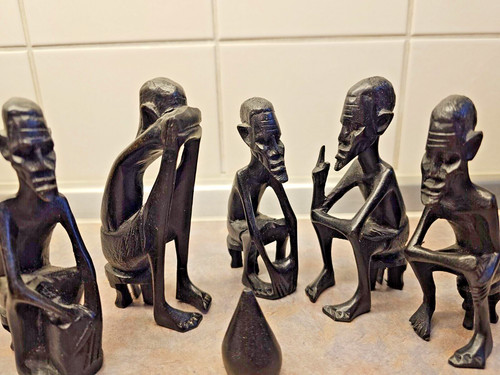 Afrika ebenholz figuren um - ebenholz,