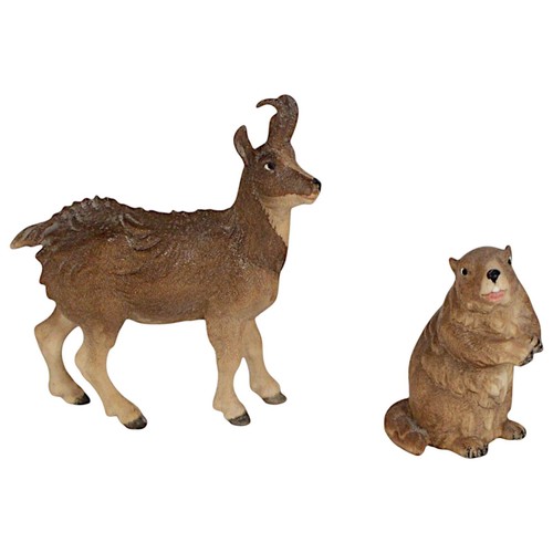 Holz tiere geschnitzt - 2, color