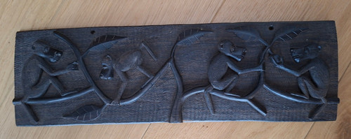 Ebenholz reliefschnitzerei - ebenholz,