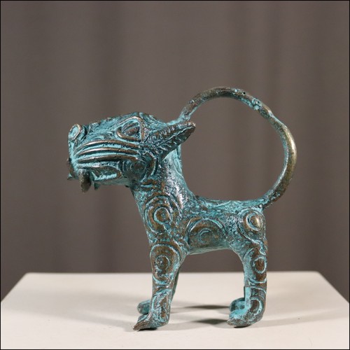 68970 kleiner bronze leopard - bronze,