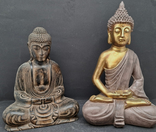 2er set buddha figuren - buddha,