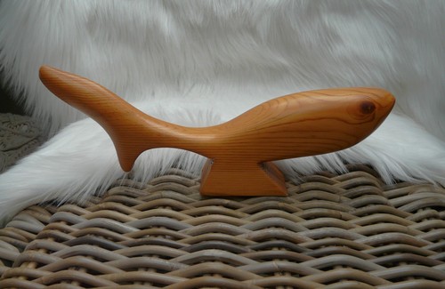 Skulptur tierfigur fisch - skulptur,