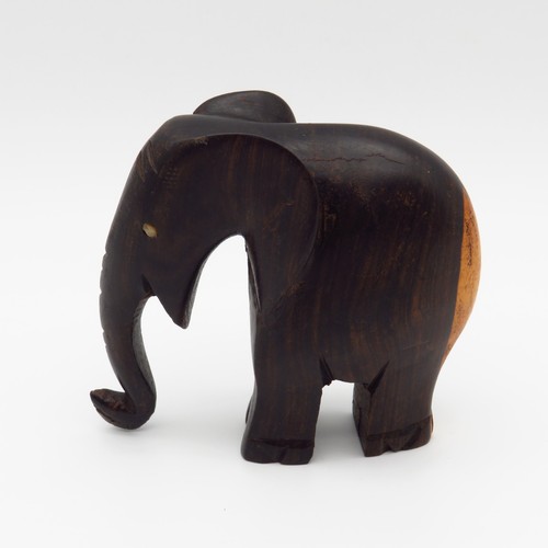 Vintage elefant holzfigur - vintage,