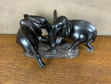 AFRIKA SKULPTUR ELEFANTEN AUS