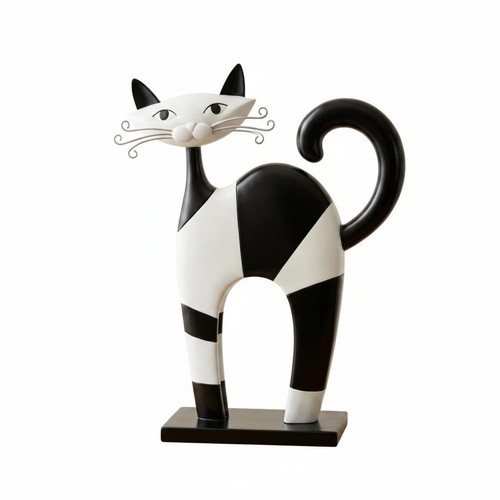 Gepunktete katzenfigur - gepunktete,