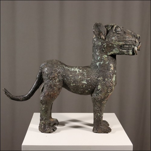 68019 bronze leopard - leopard, kamerun