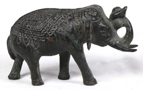 Bronze elefant khmer statue - elefant,
