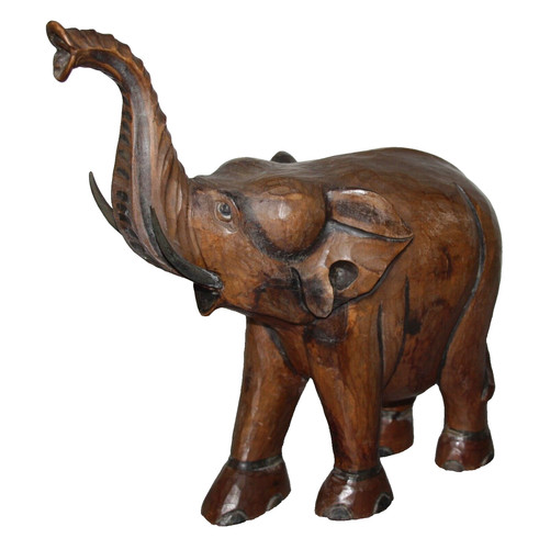 Elefant holzschnitzerei - elefant,
