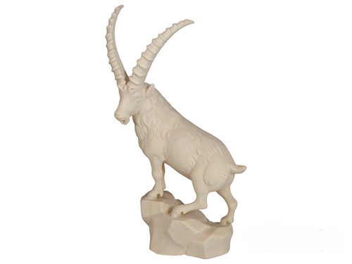 Holz figur tier steinbock - holz,