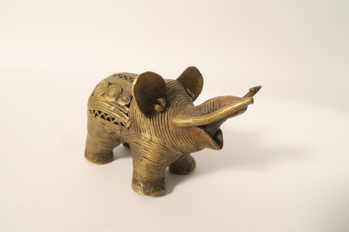 Schöner messing elefant baule - messing,