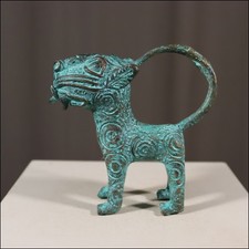 68205) Kleiner Bronze Leopard