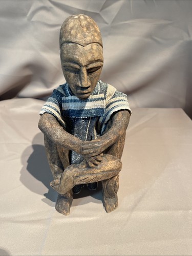 Afrikanische holzfigur braun - afrikanische,